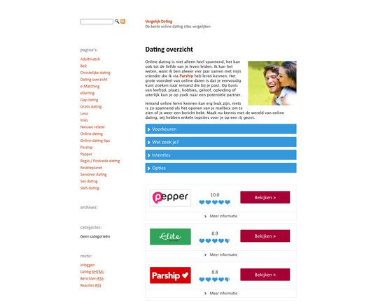 Vergelijk Dating Logo