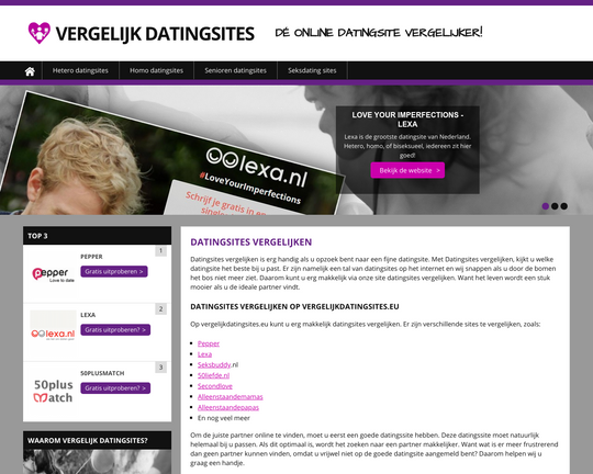 Vergelijk Datingsites Logo